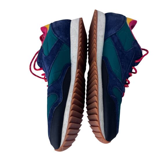 Reebok Alter the Icons Concept Sneaker Men 10.5 Green Blue Leather Ripple DV7193 - Picture 8 of 11